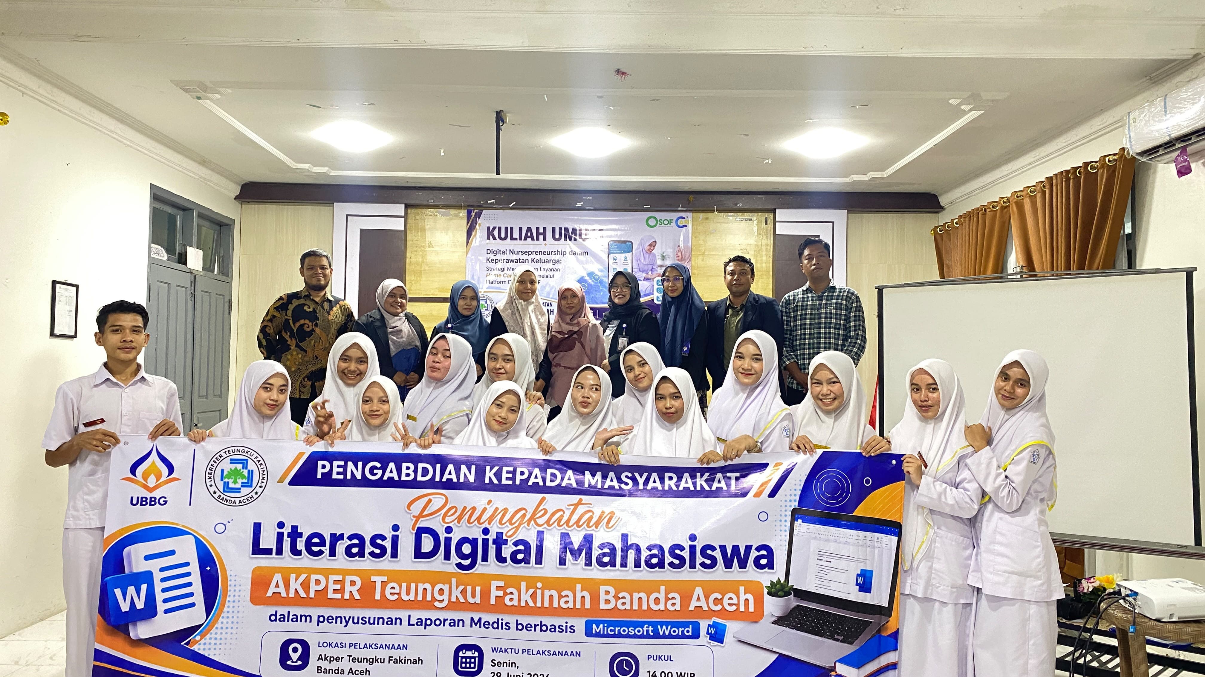 Dosen Program Studi Komputer UBBG Laksanakan Pengabdian Kepada masyarakat Di AKPER Teungku Fakinah Banda Aceh