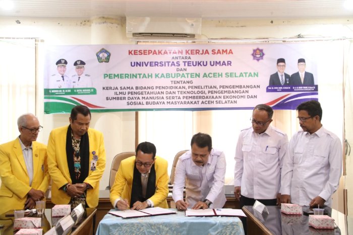 Pemkab Aceh Selatan Gandeng UTU, Perkuat Riset dan SDM untuk Pembangunan Daerah