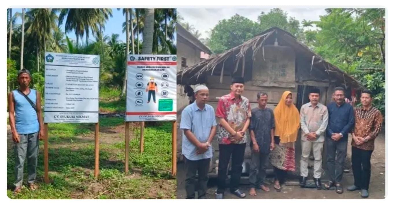 Samsul Akmal : TERIMA KASIH PAK BUPATI ATAS BANTUAN RUMAH LAYAK HUNINYA
